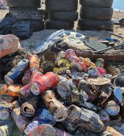 Retour sur zone sous-marine sinistrée: grosse opération cleanup à Epluchures Beach !!