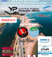 OPÉRATION DE NETTOYAGE DES FONDS MARINS EN APNÉE ET DU LITTORAL et à PIEDS ENROCHEMENTS.