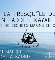 Déchets Marins, tour de la Presqu'ile de Giens en Kayak et Paddle