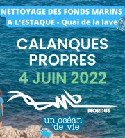 Calanques Propres 2022 - Nettoyage des fonds marins de l'Estaque en apnée (MARSEILLE)