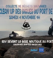 GRAND CLEAN UP DIGUES DU PORT DE HYÈRES