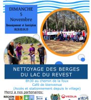 "Provence Propre" - Nettoyage des berges du lac du Revest
