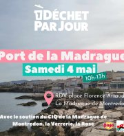 Je participe à un ramassage sur le Port de la Madrague de Montredon